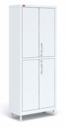 Шкаф двухстворчатый медицинский М2 165.70.32 М металл/металл Шкаф двухстворчатый медицинский М2 165.70.32 М металл/металл