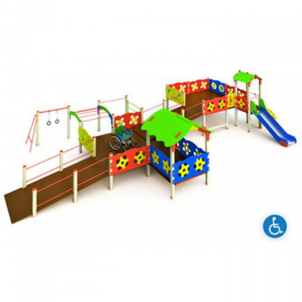 Игровой комплекс заезды Н=500, Н=1000 горка Н=500