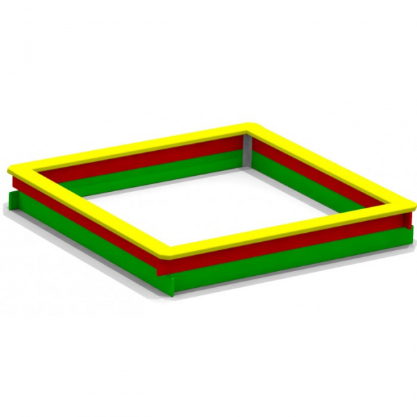 Песочница ( от 1 года) 2000х2000 мм, Н=320 мм