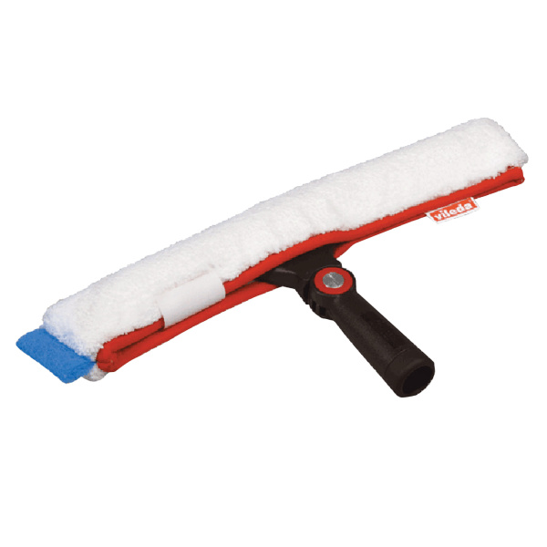 Щетка для мытья окон VILEDA "Эволюшн" + шубка из микрофибры, ширина 35 см (черенок-ручка 602105)