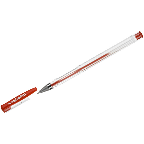 Ручка гелевая OfficeSpace красная, 0,5мм GPA100/RD_1720