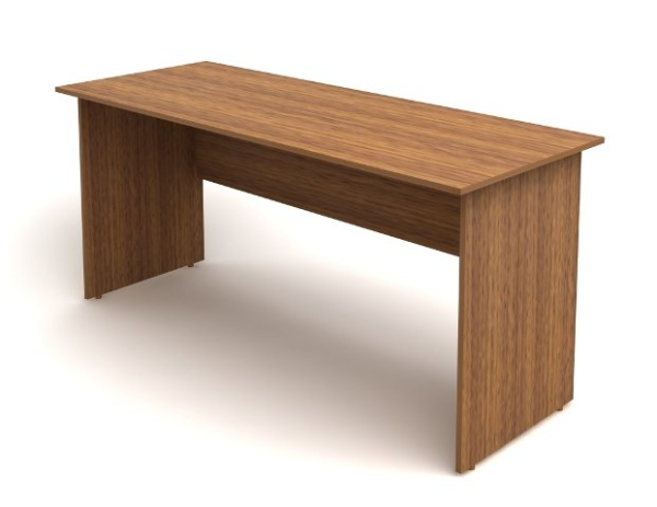 Стол офисный (1600х600х750) орех пирамидальный