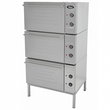 Шкаф жарочный электрический шжэ/3 / 22303 (800х706х1505, 3 секции, 12ур.530x470x30мм, 13,5кВт, 220В)