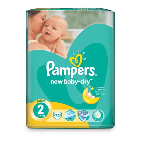 Подгузники 72шт PAMPERS (Памперс) Active Baby, размер 2 (3-6 кг), ш/к 93818