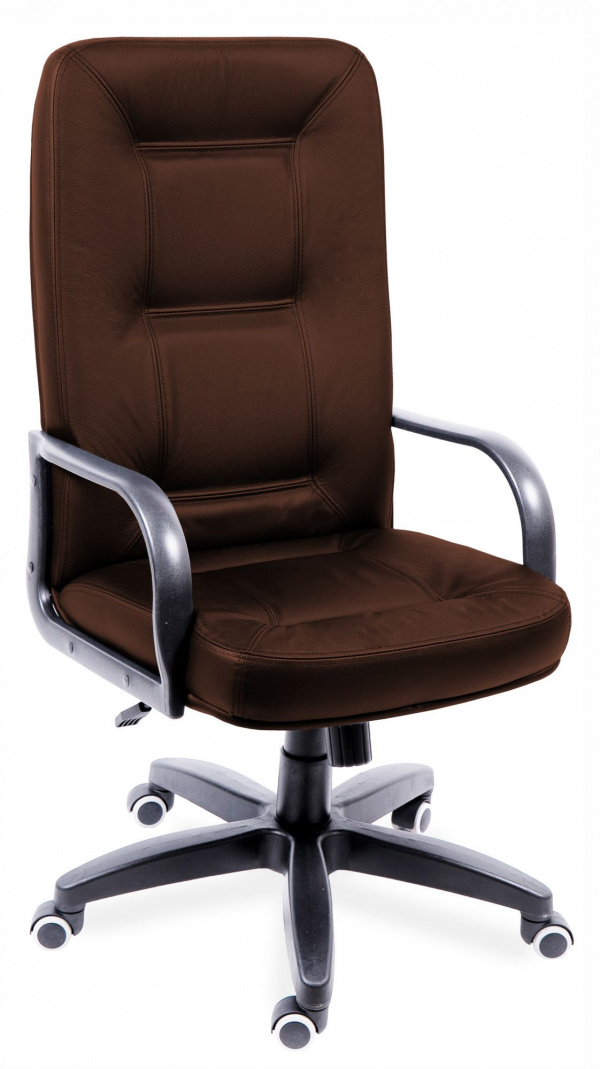 Кресло Сенатор стандарт кож/зам (коричневый)