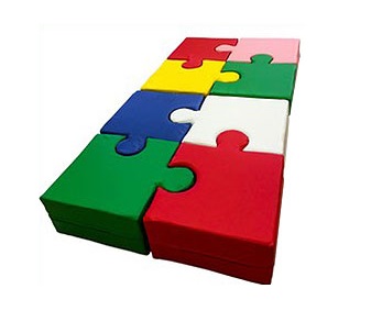 Мягкие пазлы, 40х50х20 см., 6 штук