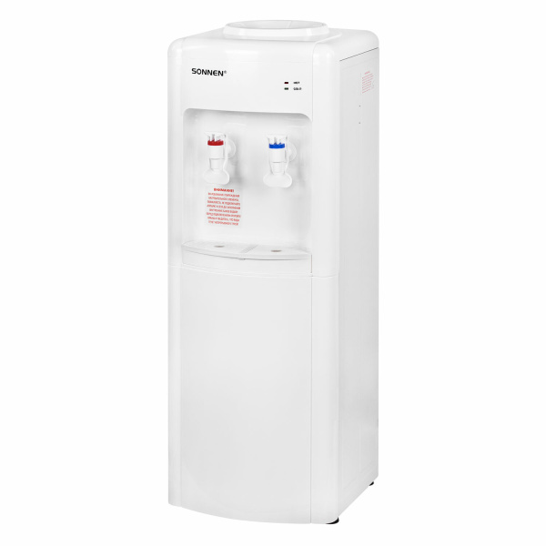 Кулер для воды SONNEN FSE-02W, напольный, НАГРЕВ/ОХЛАЖДЕНИЕ ЭЛЕКТРОННОЕ, 2 крана, белый, 456172 Кулер для воды SONNEN FSE-02W, напольный, НАГРЕВ/ОХЛАЖДЕНИЕ ЭЛЕКТРОННОЕ, 2 крана, белый, 456172