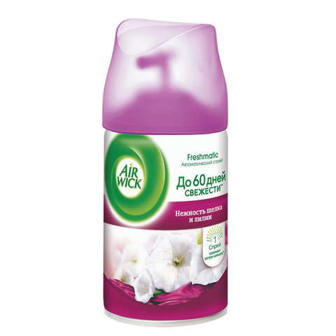 Картридж аэрозольный AIRWICK (Эйрвик) 250мл, "Нежность шелка и лилии", (дисп.600582-83,601838-39)