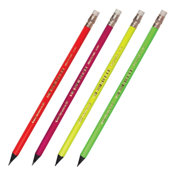 Карандаш чернографитный BIC, 1 шт., "Evolution Fluo", HB, с резинкой, корпус ассорти,5804 Карандаш чернографитный BIC, 1 шт., "Evolution Fluo", HB, с резинкой, корпус ассорти,5804