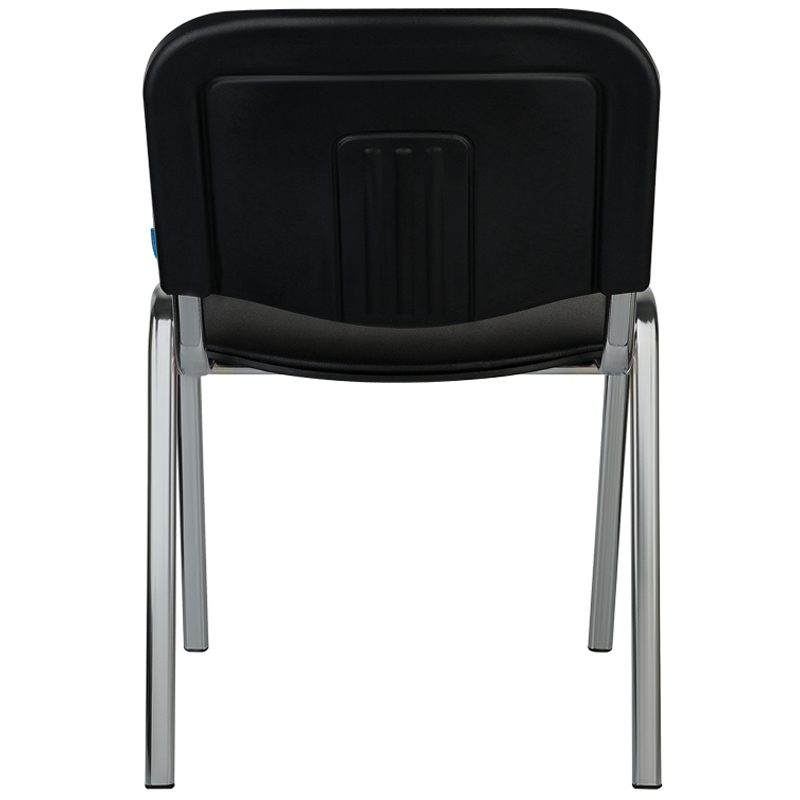 Стул Helmi HL-F01 "Изо", каркас черный, обивка кожзам черный