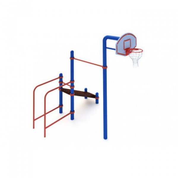 Турник классического хвата, баскетбольная стойка