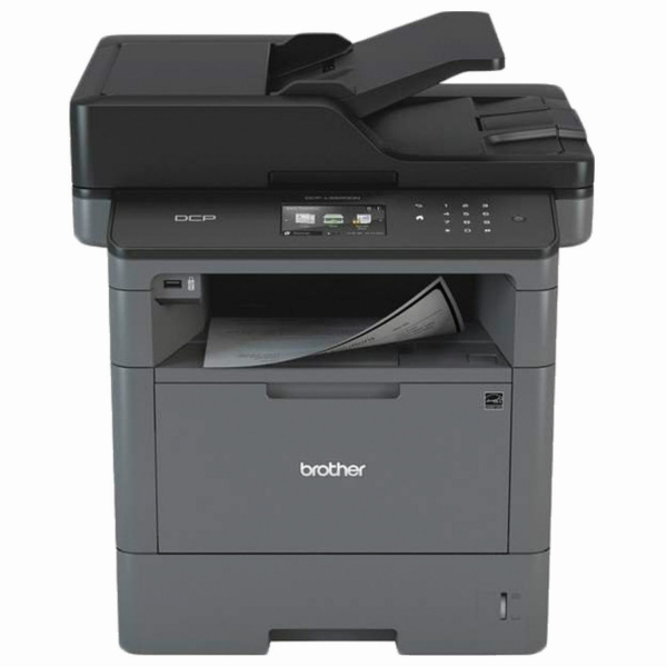 МФУ лазерное BROTHER DCP-L5500DN "3 в 1", A4, 40 стр/мин, ДУПЛЕКС, АПД, сет. карта, 50000 стр. в мес