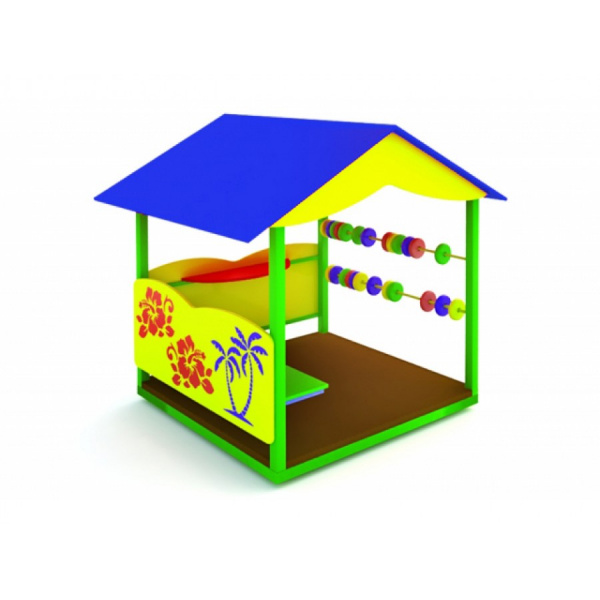 Домик"Беседка", от 2 лет, влагостойкая фанера, общая высота 1920мм