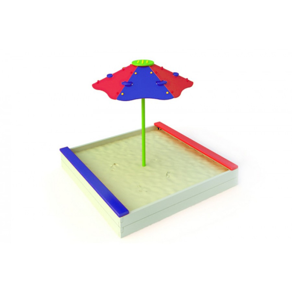 Песочница "Большая с грибом"