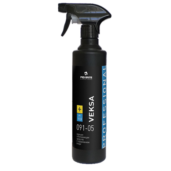 Чистящее средство для сантехники PRO-BRITE VEKSA 500мл, против плесени, распылитель, 09