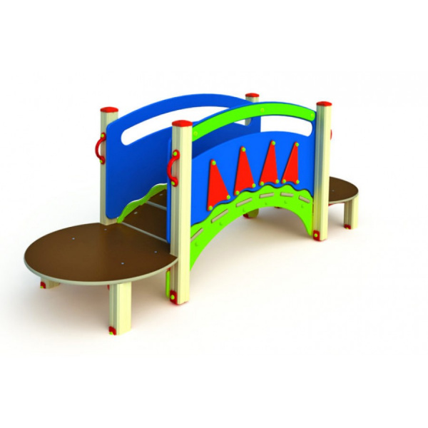 Детский мостик, 2-7 лет, влагостойка фанера, размеры 1000х2880мм