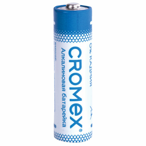 Батарейка CROMEX Alkaline, АА(LR6,15А), алкалиновая, пальчиковая