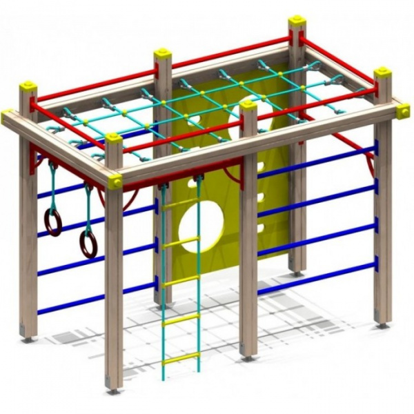 Детский спортивный компекс (от 4 до 7 лет) 2660х1520 мм, Н=2200 мм