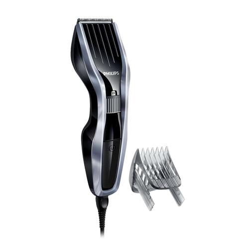 Машинка для стрижки волос PHILIPS HC5410/15, 24 установки длины, сеть, съемные лезвия, черная
