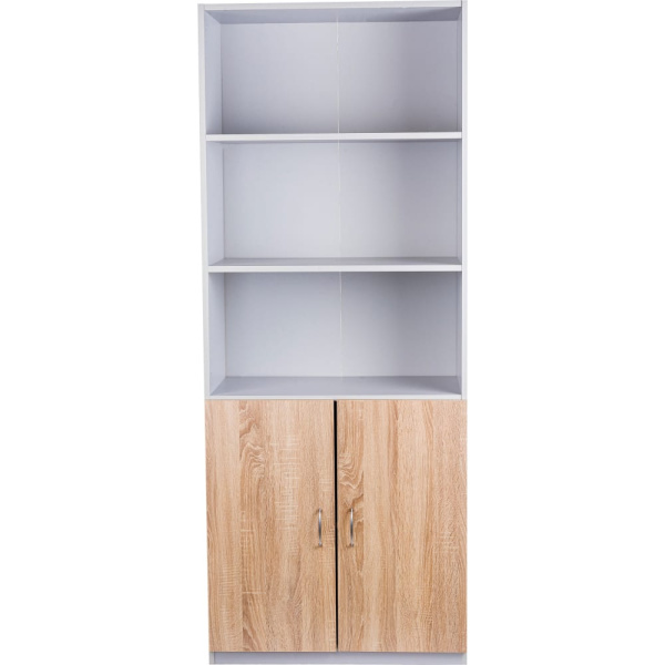 Шкаф полузакрытый "Бюджет", 716х349х1810 мм, дуб сонома (КОМПЛЕКТ) 