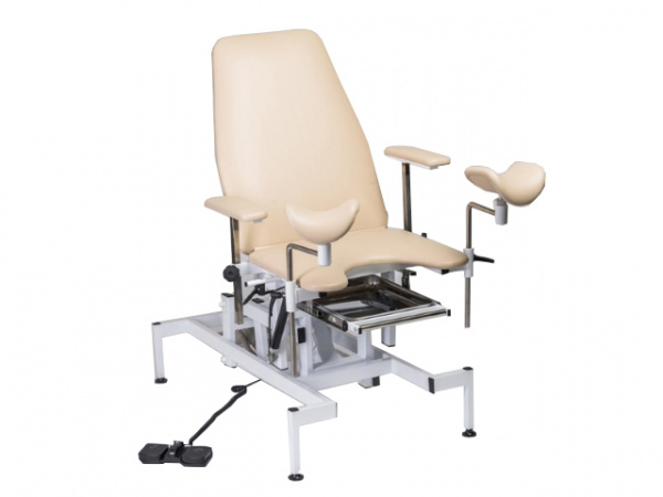 Гинекологическое кресло МедИнжиниринг КСГ-02э-2. Размеры: 1130*740 Высота: 1310–1640 мм