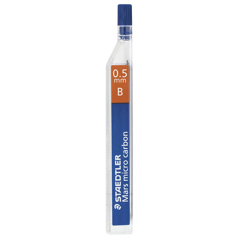 Грифель запасной STAEDTLER (Штедлер, Германия) "Mars micro", B, 0,5мм, 12 шт., 250-05-B Грифель запасной STAEDTLER (Штедлер, Германия) "Mars micro", B, 0,5мм, 12 шт., 250-05-B