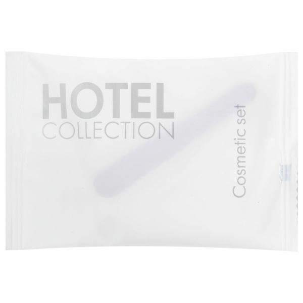 Косметический набор КОМПЛЕКТ 500 шт., HOTEL COLLECTION (диски+палочки+пилочка) саше, флоупак, 200031