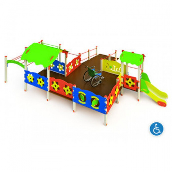 Игровой комплекс заезд Н=500 горка Н=500