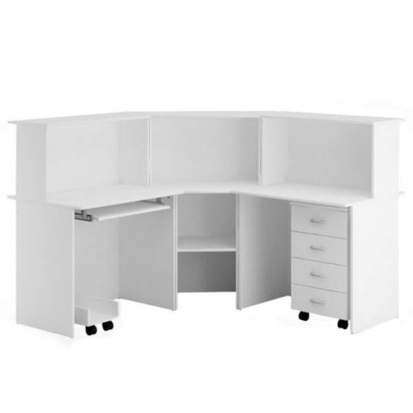 Стол-пост медсестры АСК ПМ.01.00. Размеры: 1700*1700*1200мм Стол-пост медсестры АСК ПМ.01.00. Размеры: 1700*1700*1200мм