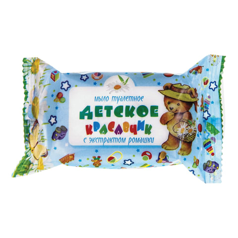 Мыло туалетное ДЕТСКОЕ 100г  "Красавчик" (Меридиан), "Ромашка" шк 90350