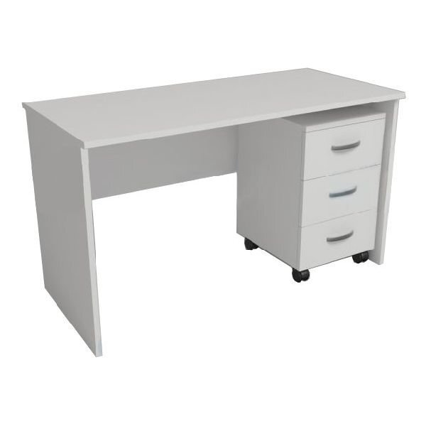 Стол с подкатной тумбой СК 1/08 без опор. Размеры: 1300*600*750мм, цвет белый Стол с подкатной тумбой СК 1/08 без опор. Размеры: 1300*600*750мм, цвет белый