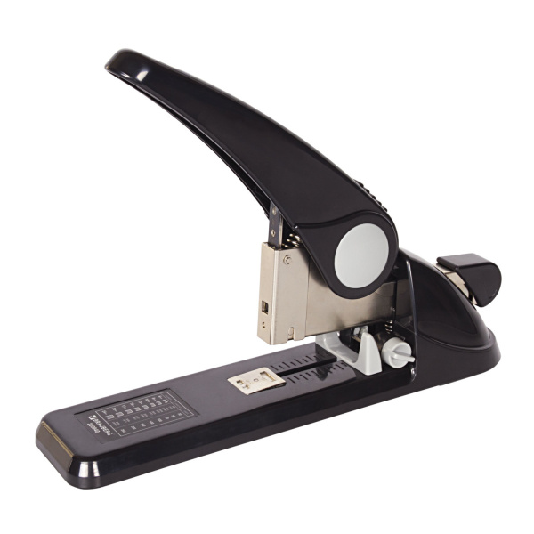 Степлер МОЩНЫЙ №24/6-23/24 BRAUBERG "Heavy duty GT", до 200 листов, черный