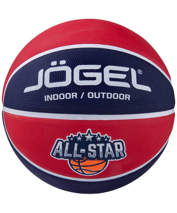 Мяч баскетбольный JOGEL Streets ALL-STAR №6, красный