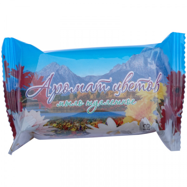 Мыло туалетное 100г ММЗ "Аромат цветов", флоу-пак, шк70799