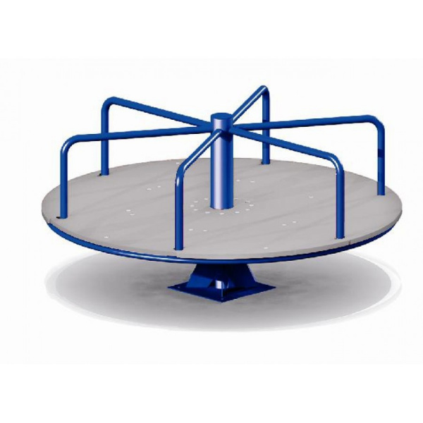 Карусель, 3-12 лет, влагостойкая фанера,  размеры D=1640 мм, H=615 мм, Н площадки=80 мм