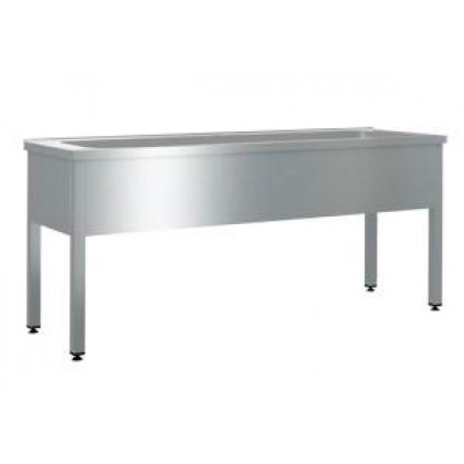 Ванна котломоечная односекционная, 1230х700х450 мм