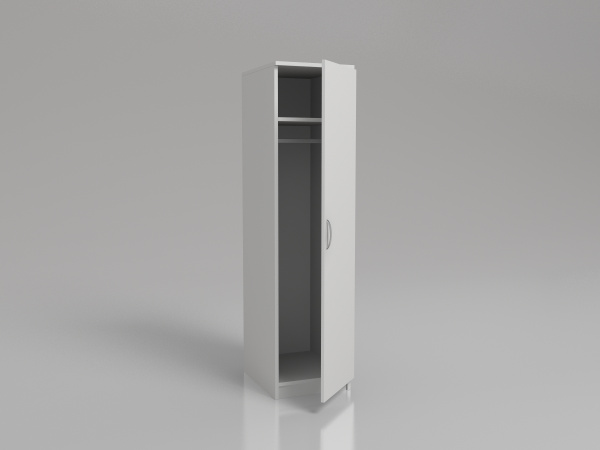 Шкаф для одежды одностворчатый ШО 1/01 без опор. Размеры: 400*560*1900мм Шкаф для одежды одностворчатый ШО 1/01 без опор. Размеры: 400*560*1900мм