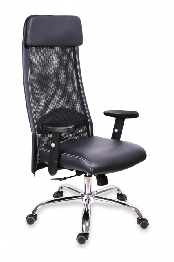 Кресло офисное МГ18 RSJ ХРОМ