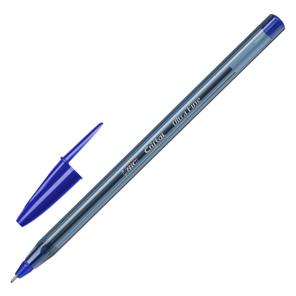 Ручка шариковая BIC Cristal Exact, СИНЯЯ, корпус тонированный, узел 0,7мм, линия 0,28мм, 992605 Ручка шариковая BIC Cristal Exact, СИНЯЯ, корпус тонированный, узел 0,7мм, линия 0,28мм, 992605