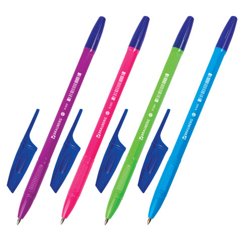 Ручка шариковая BRAUBERG "X-333" NEON SOLID, СИНЯЯ, корпус ассорти, узел 0,7 мм, линия письма 0,35 м Ручка шариковая BRAUBERG "X-333" NEON SOLID, СИНЯЯ, корпус ассорти, узел 0,7 мм, линия письма 0,35 м