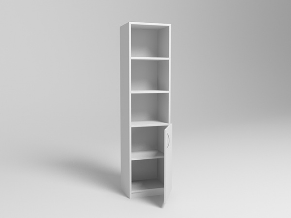 Шкаф для документов одностворчатый МД-509.00. Размеры: 450*380*1800мм Шкаф для документов одностворчатый МД-509.00. Размеры: 450*380*1800мм