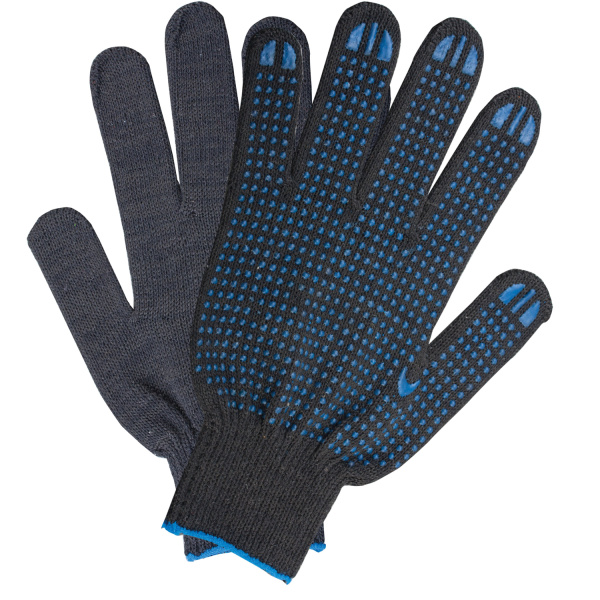 Перчатки х/б ЛАЙМА ЛЮКС, ПВХ защита(точка), 10 класс, 40-42г, цвет ЧЕРНЫЙ Перчатки х/б ЛАЙМА ЛЮКС, ПВХ защита(точка), 10 класс, 40-42г, цвет ЧЕРНЫЙ