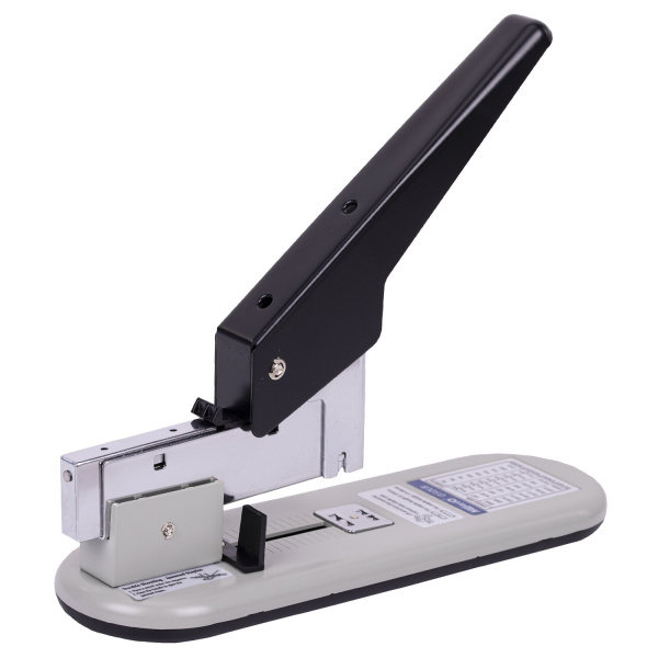 Степлер мощный №23/6-23/23 KW-trio на 210 листов, серый/черный, 50-LB