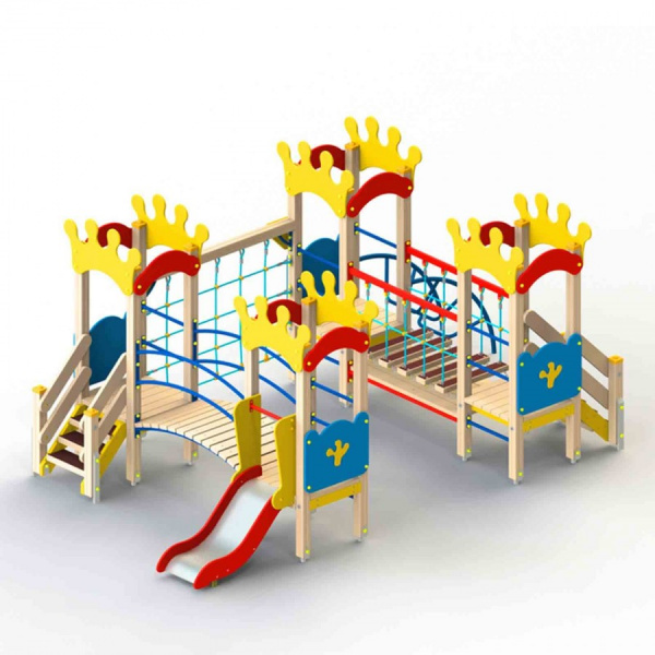 Детский игровой комплекс (4-7лет) 5590х3340 мм, Н=2520 мм, Н площадок 650 мм