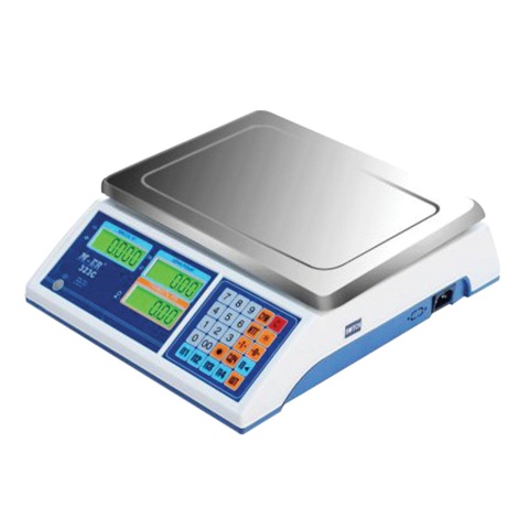 Весы торговые MERCURY M-ER 323C-15.2 (0,05-15кг), дискретность 2г, платформа 315х235мм, без стойки