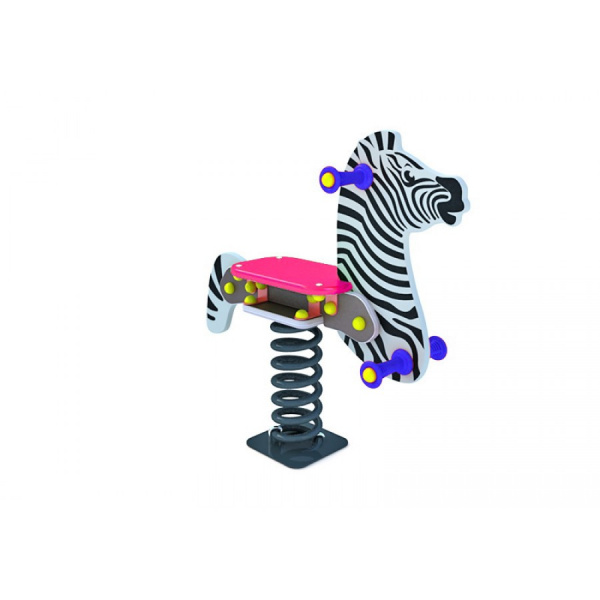 Качалка на пружине "Зебра"