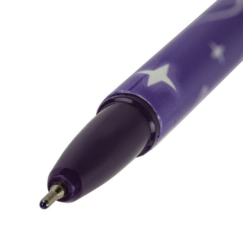 Ручка шариковая ERICH KRAUSE "Neo Space Anime", СИНЯЯ, корпус ассорти, узел 0,7 мм, линия 0,26 мм, 6