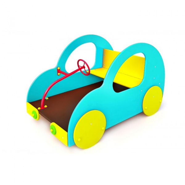 Машинка "Жук", 3-7 лет, влагостойкая фанера, общая высота 1000мм