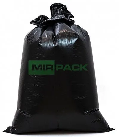 Мешки д/мусора 120л "EXPORT" в рулоне 10 штук, ПВД 50мкм,  70х110см, черные