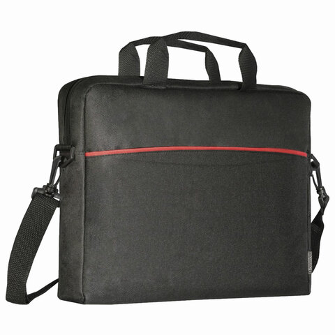 Сумка для ноутбука DEFENDER LITE 15,6", нейлон, черная с карманом, 26083